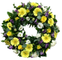 Purple Yellow Wreath