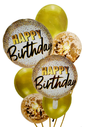 Balloons Gold Birthday