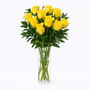 Yellow Roses In A Vase 12