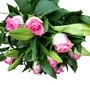 Roses And Lilies Bunch