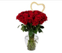 Red Roses 24 In A Vase
